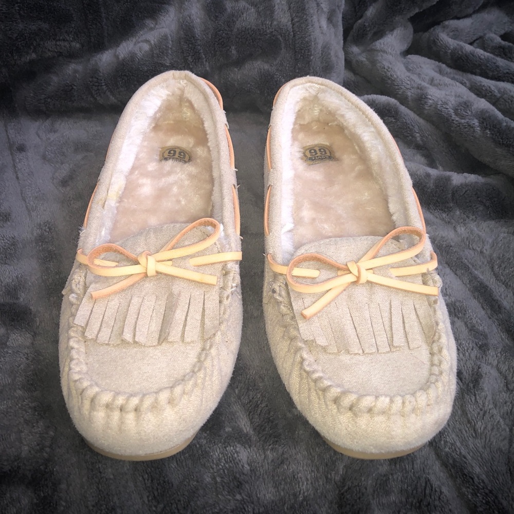 Tan Moccasins
